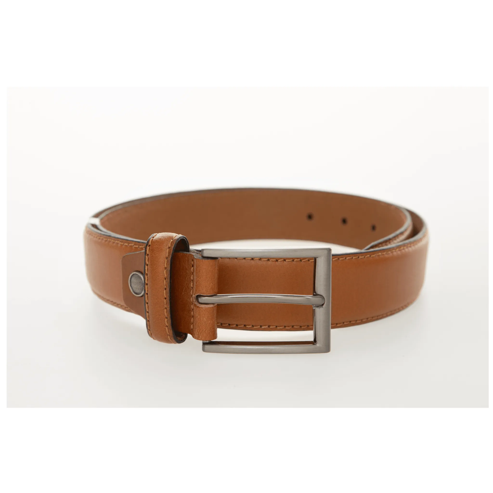 35mm | Tan | Stitched Belt