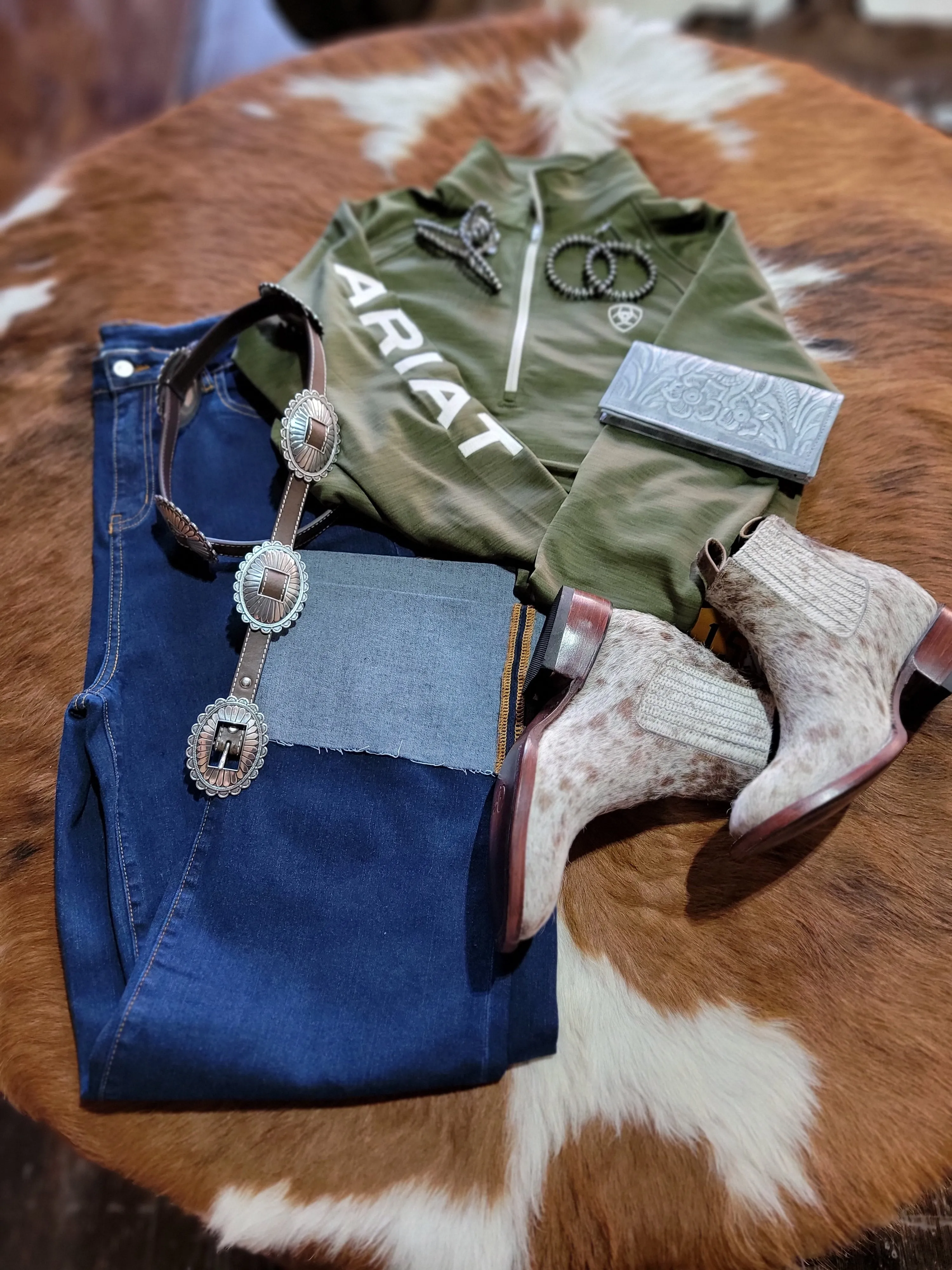 Adalaide Genuine Leather & Concho Belt ✙ON SALE NOW✙