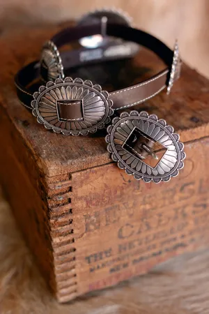 Adalaide Genuine Leather & Concho Belt ✙ON SALE NOW✙