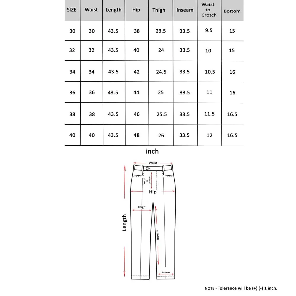 Bluebird Men's Black Texture Lycra Formal Trouser