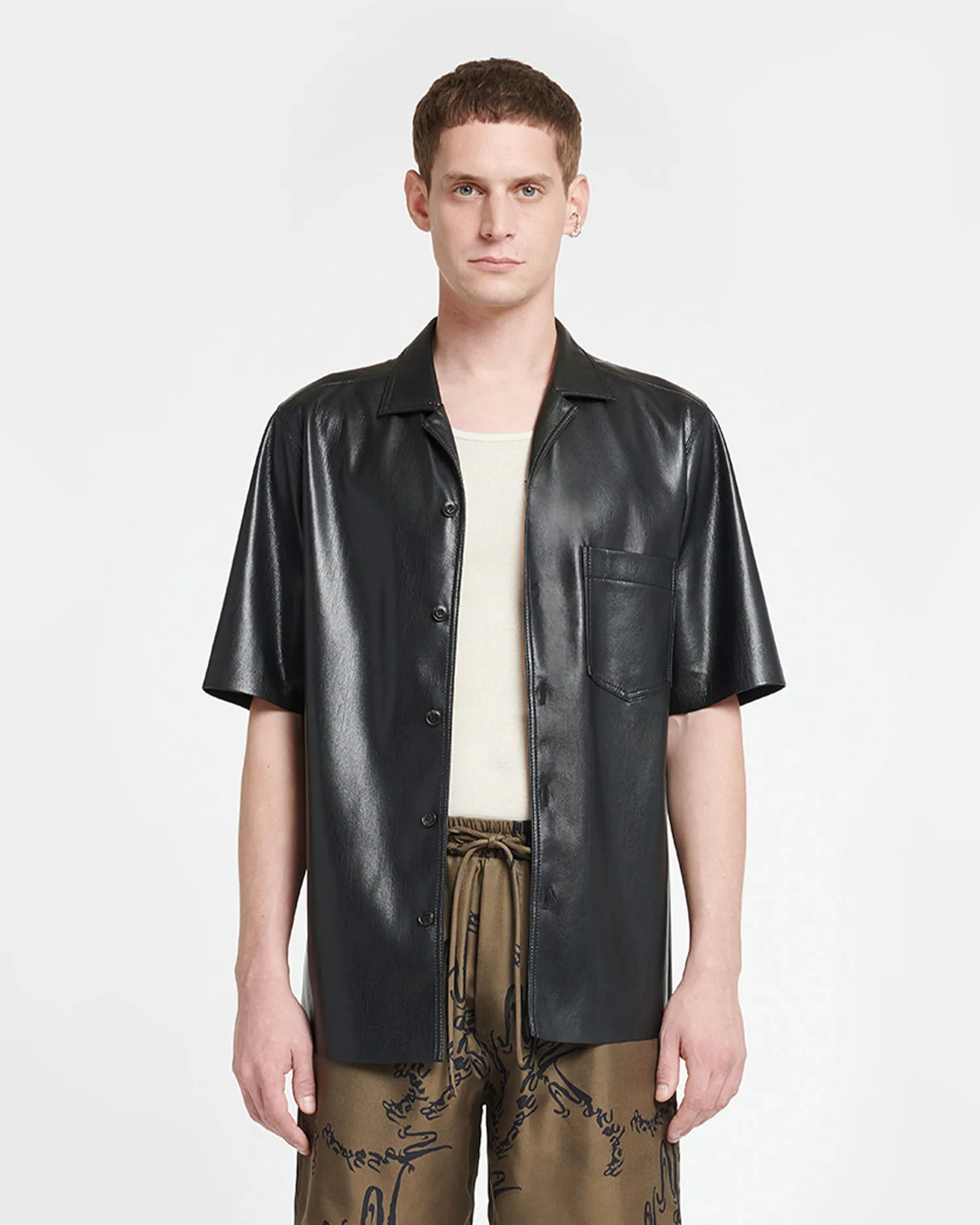 Bodil - Okobor Alt-Leather Shirt - Black