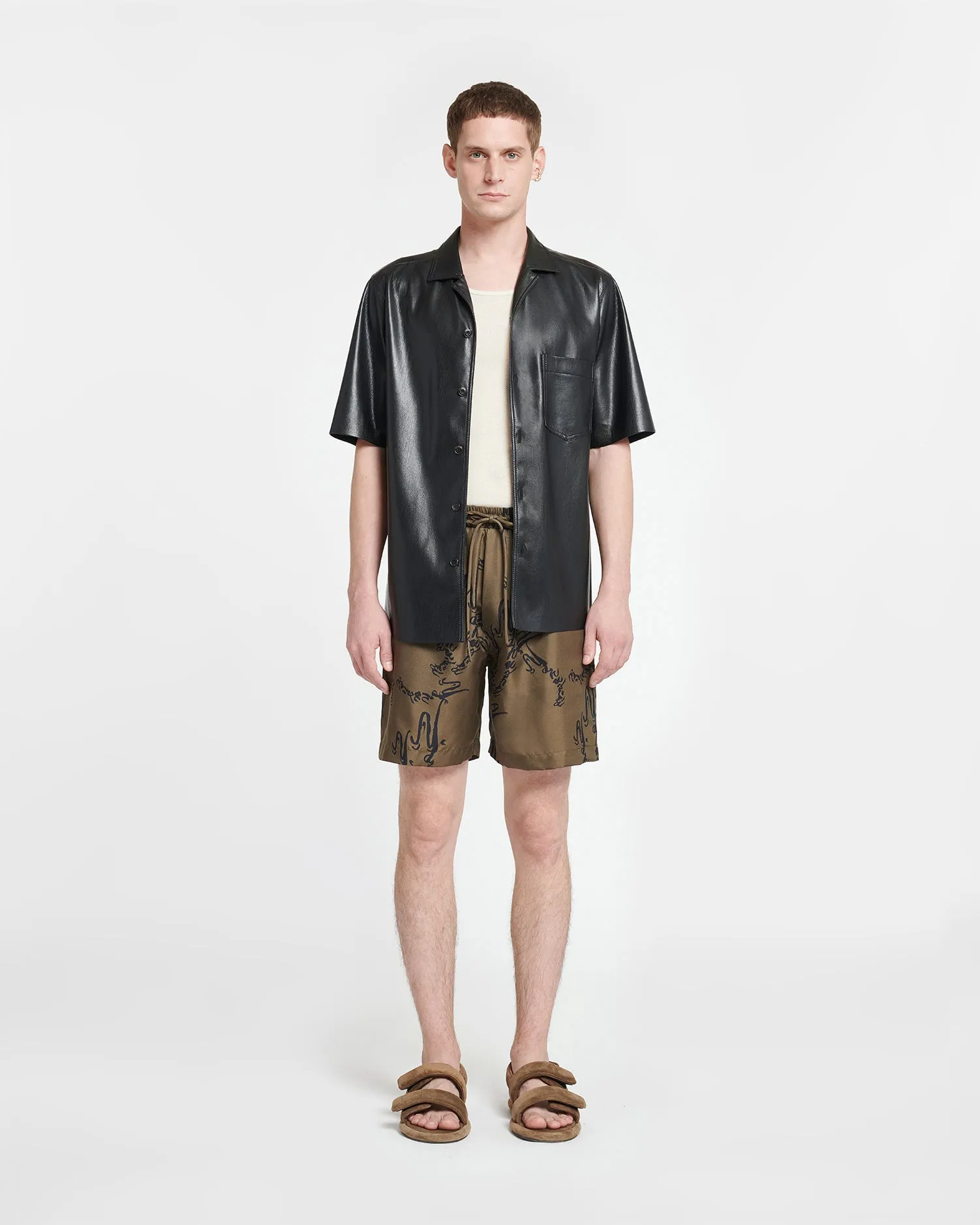 Bodil - Okobor Alt-Leather Shirt - Black