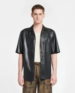 Bodil - Okobor Alt-Leather Shirt - Black