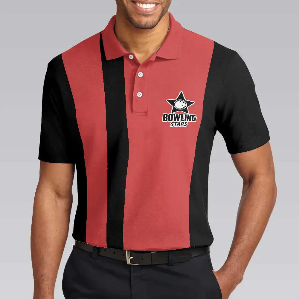Bowling Men Polo Shirt - Black And Red Bowling Polo Shirt, It's Not How You Bowl Bowling Shirt For Men - Perfect Gift For Friend, Family, Bowling Lovers