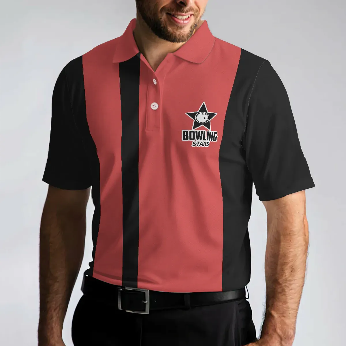 Bowling Men Polo Shirt - Black And Red Bowling Polo Shirt, It's Not How You Bowl Bowling Shirt For Men - Perfect Gift For Friend, Family, Bowling Lovers