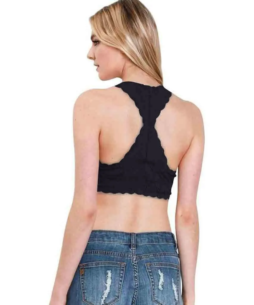 Brooke Racerback, Charcoal