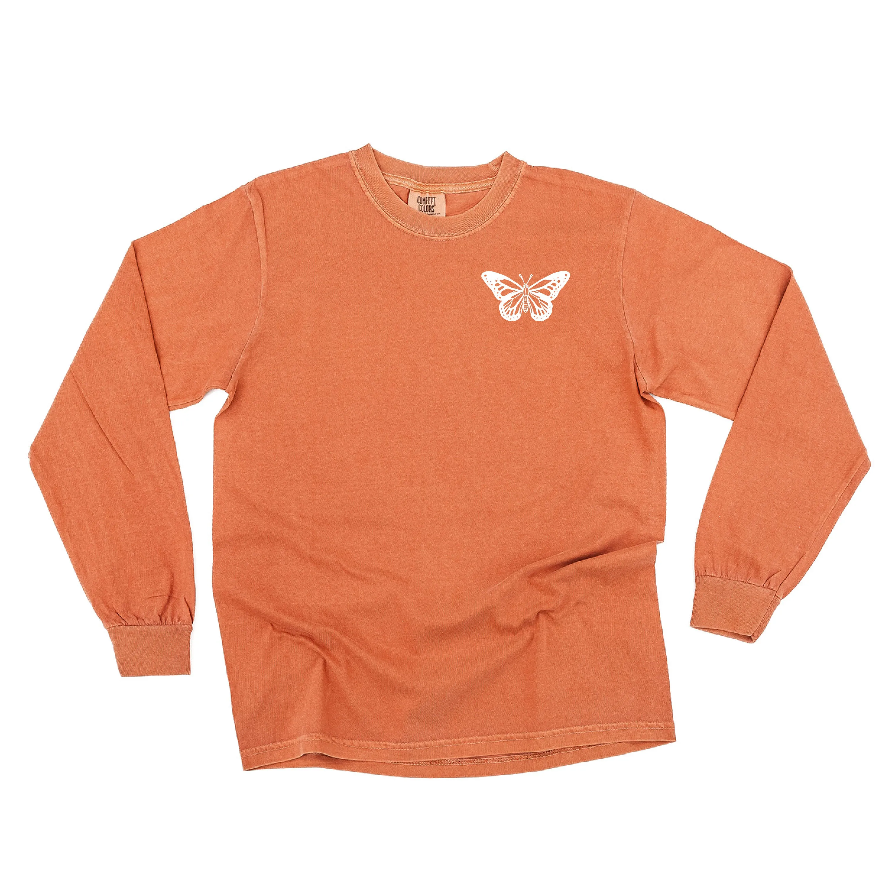 BUTTERFLY - LONG SLEEVE COMFORT COLORS TEE