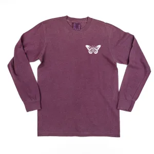 BUTTERFLY - LONG SLEEVE COMFORT COLORS TEE