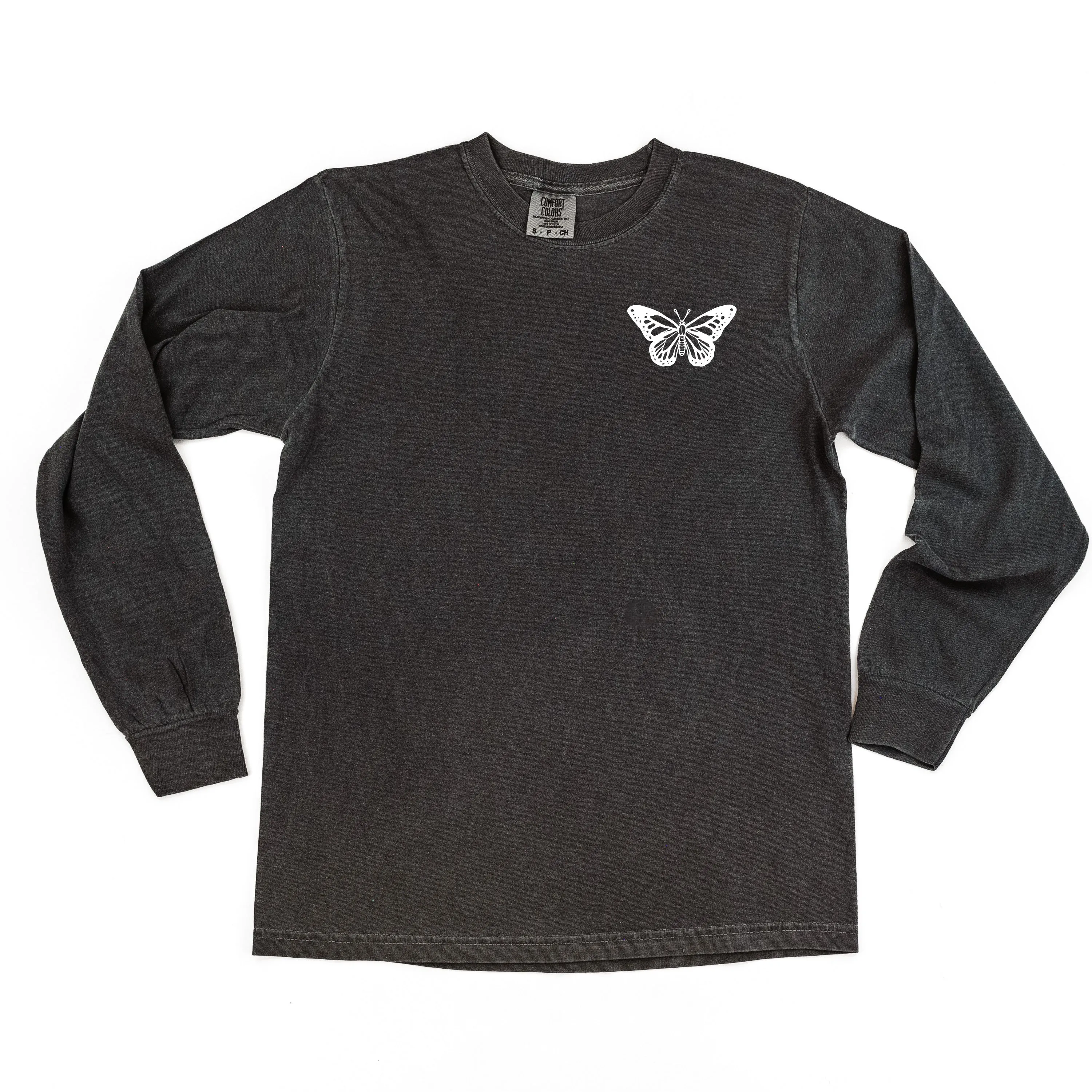 BUTTERFLY - LONG SLEEVE COMFORT COLORS TEE