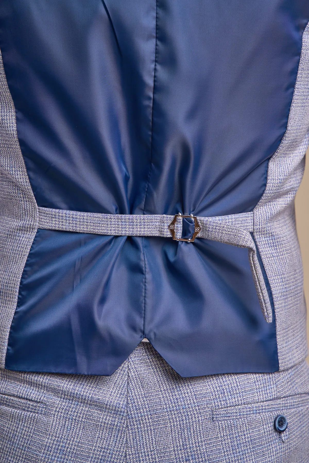 Caridi Sky Blue 3 Piece Wedding Suit