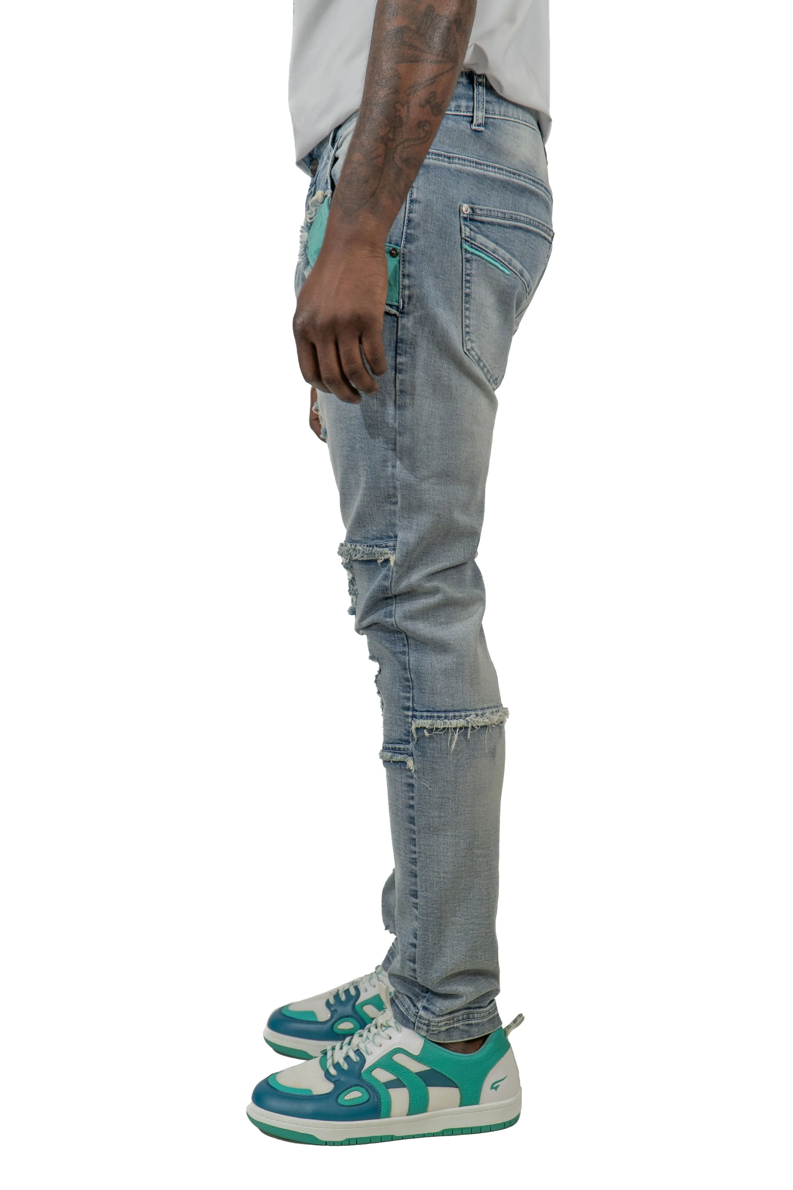 Classic Leaf Denim Jean