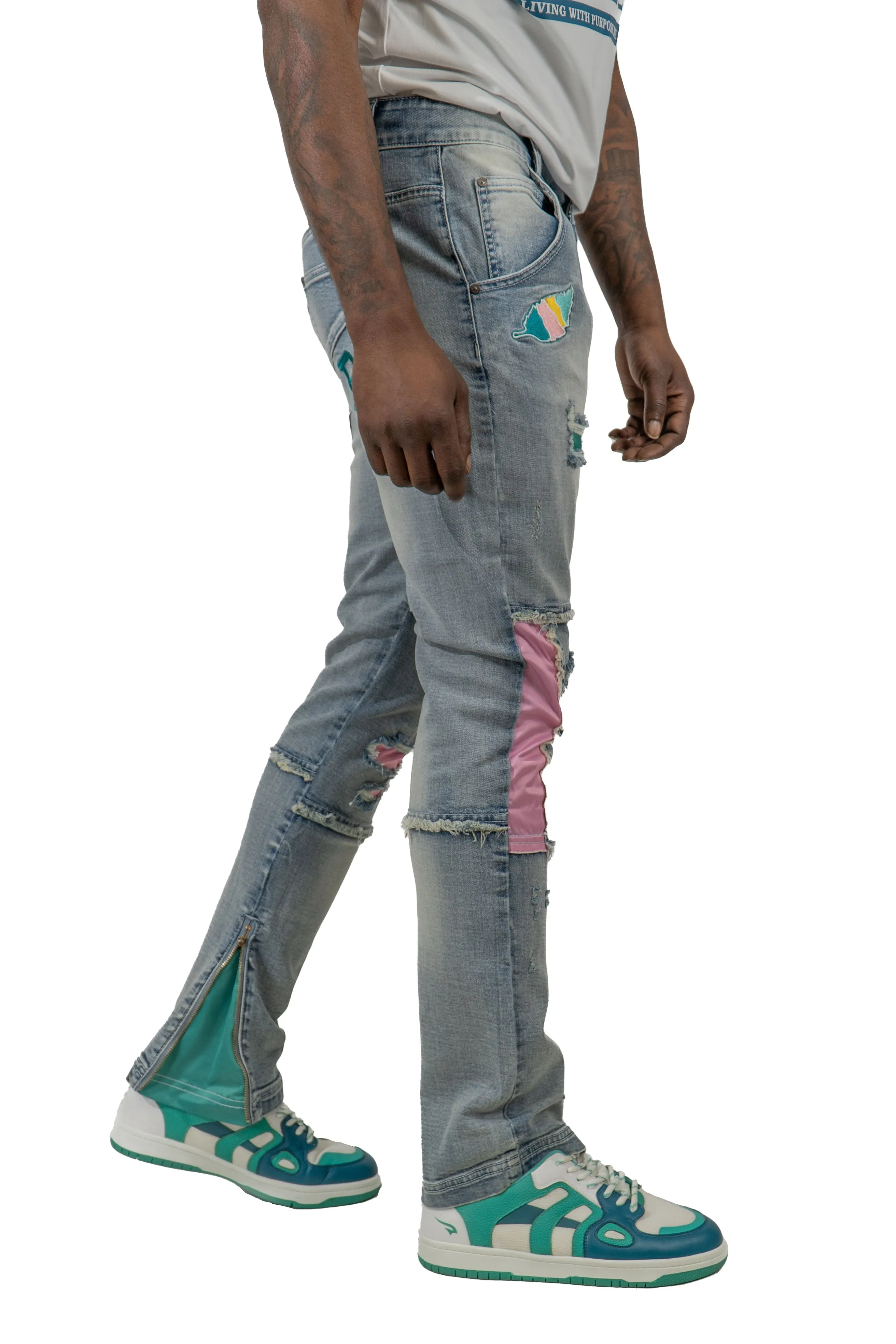 Classic Leaf Denim Jean