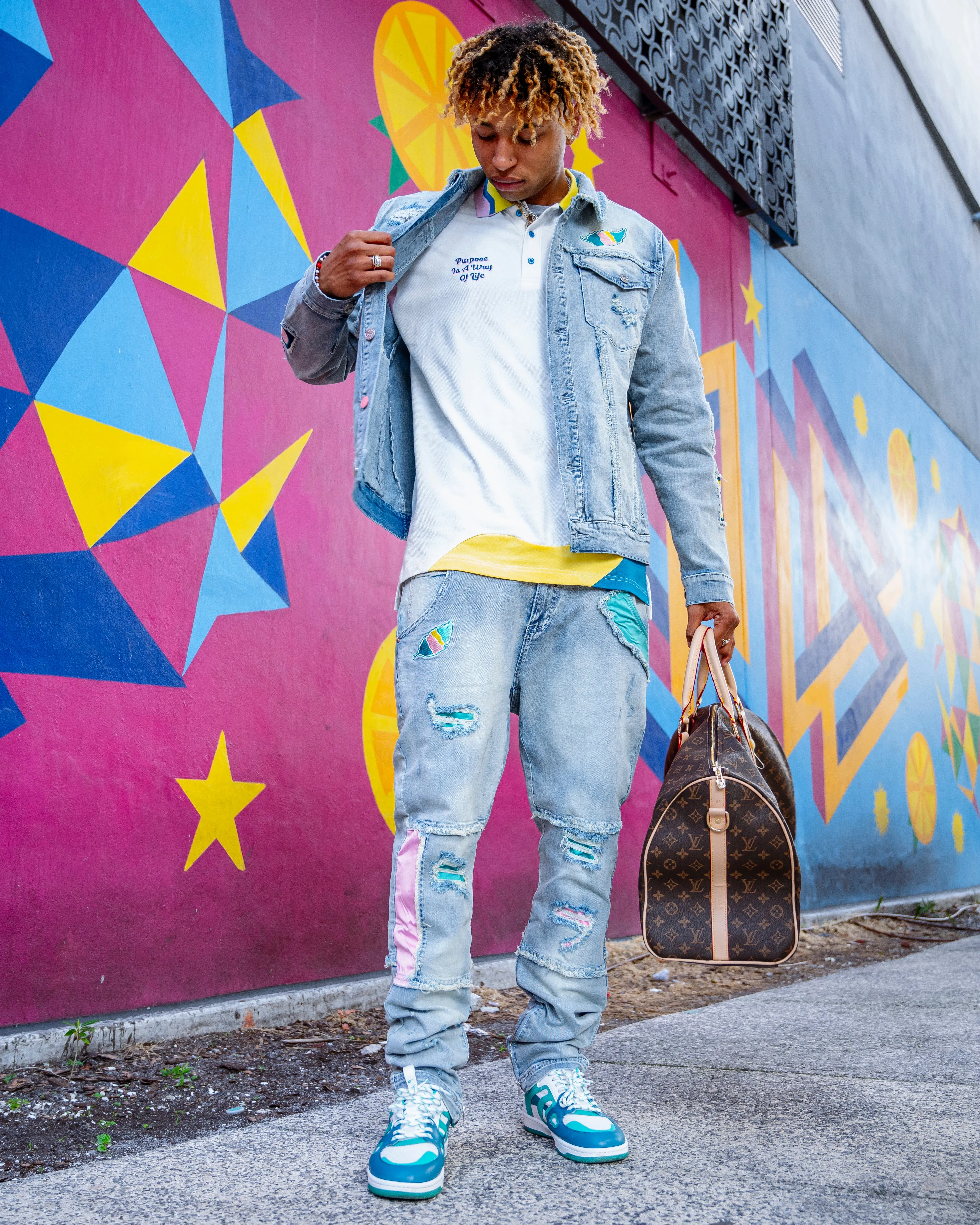 Classic Leaf Denim Jean