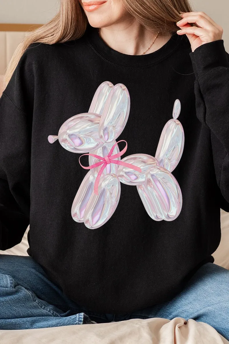 Coquette Balloon Dog Unisex NuBlend Crew Sweatshirt