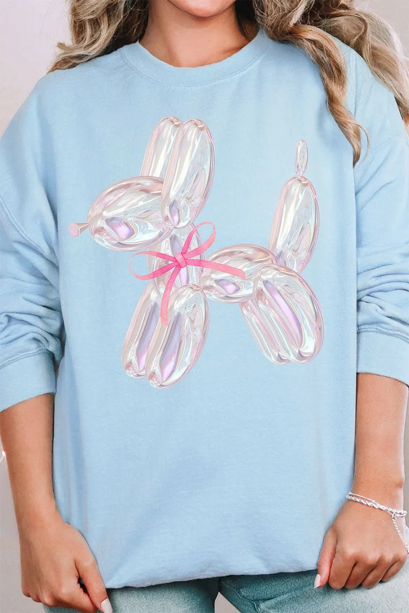 Coquette Balloon Dog Unisex NuBlend Crew Sweatshirt