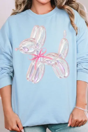 Coquette Balloon Dog Unisex NuBlend Crew Sweatshirt