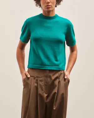 Cordera Merino Wool T-Shirt, Teal Green