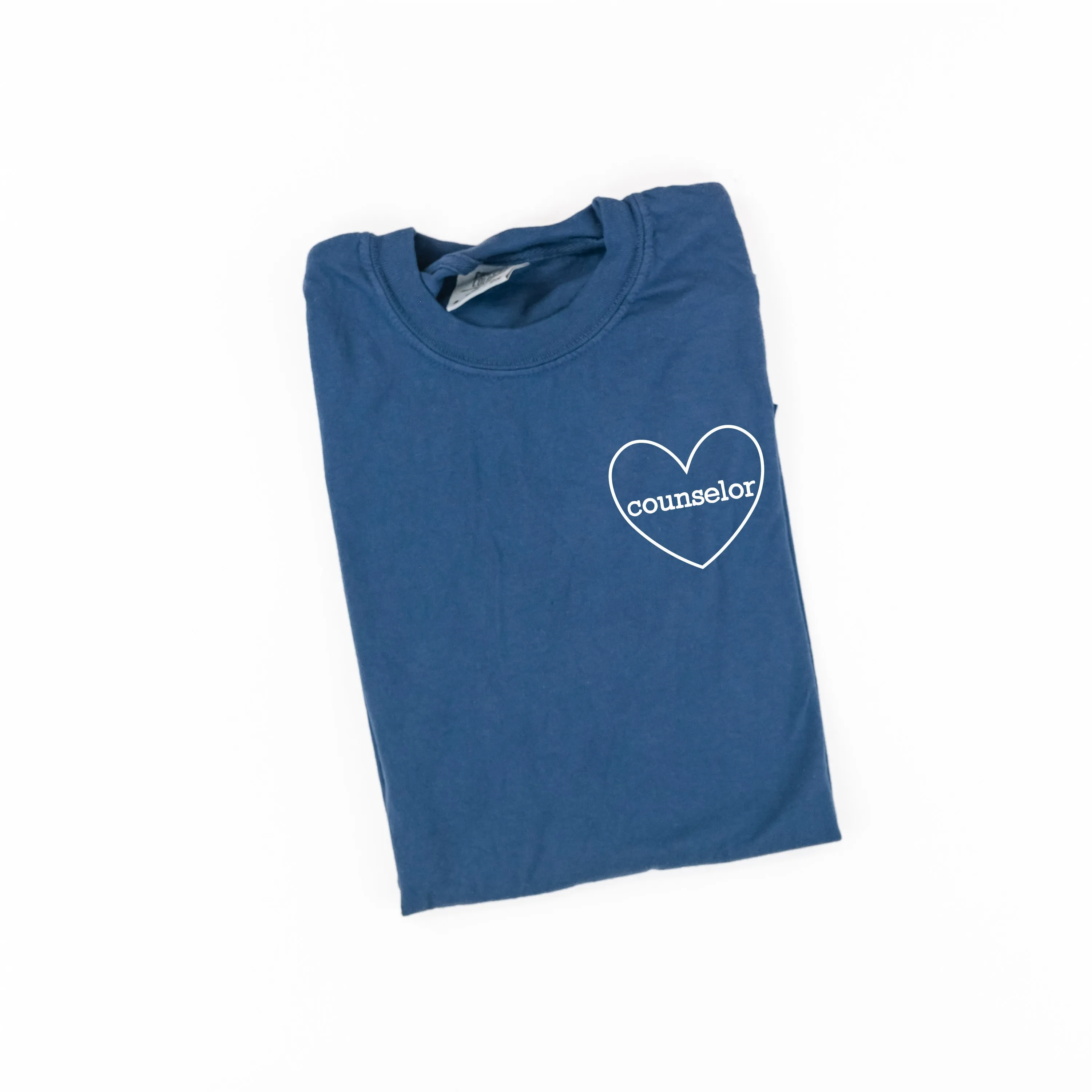 Counselor (Heart Around) - SHORT SLEEVE COMFORT COLORS TEE