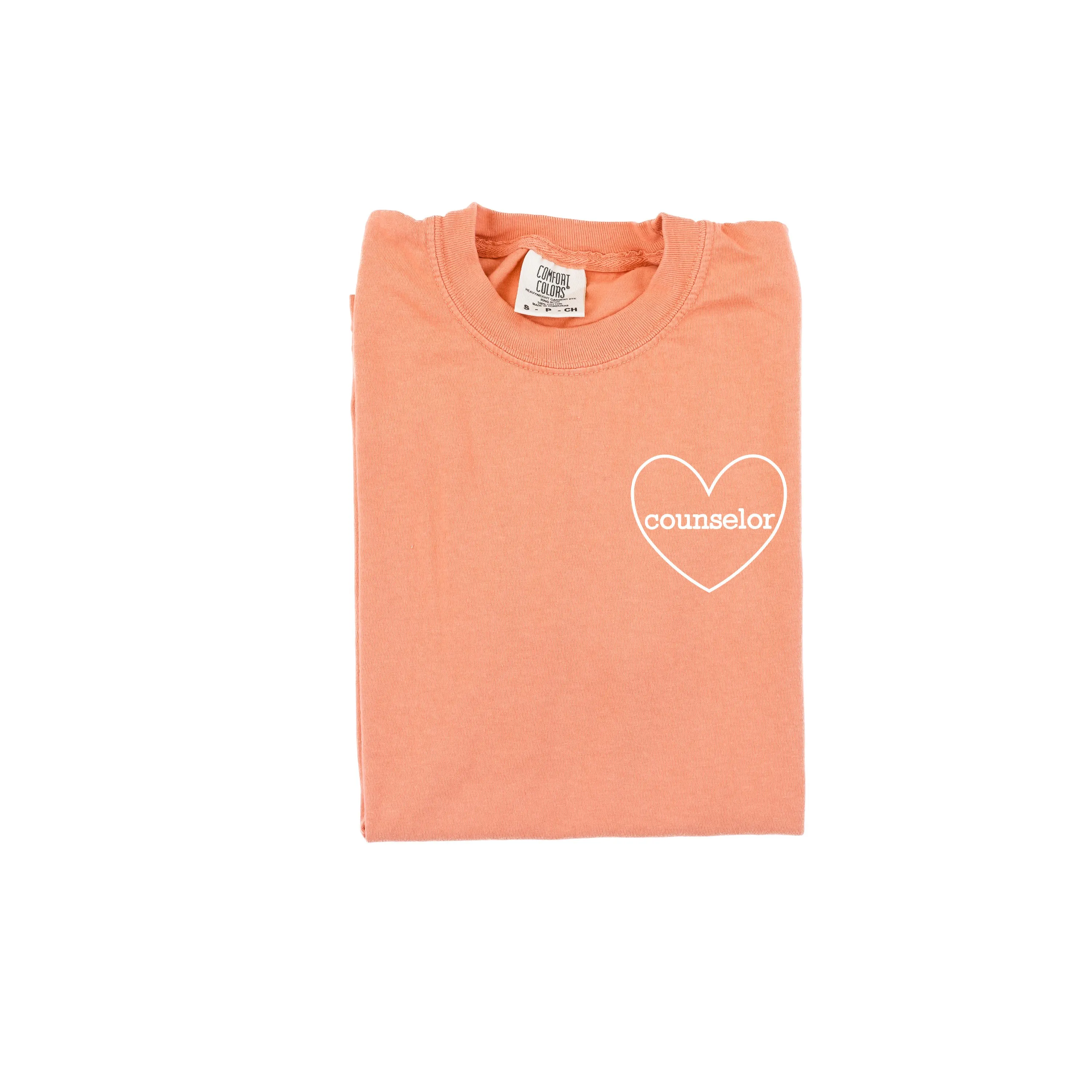 Counselor (Heart Around) - SHORT SLEEVE COMFORT COLORS TEE
