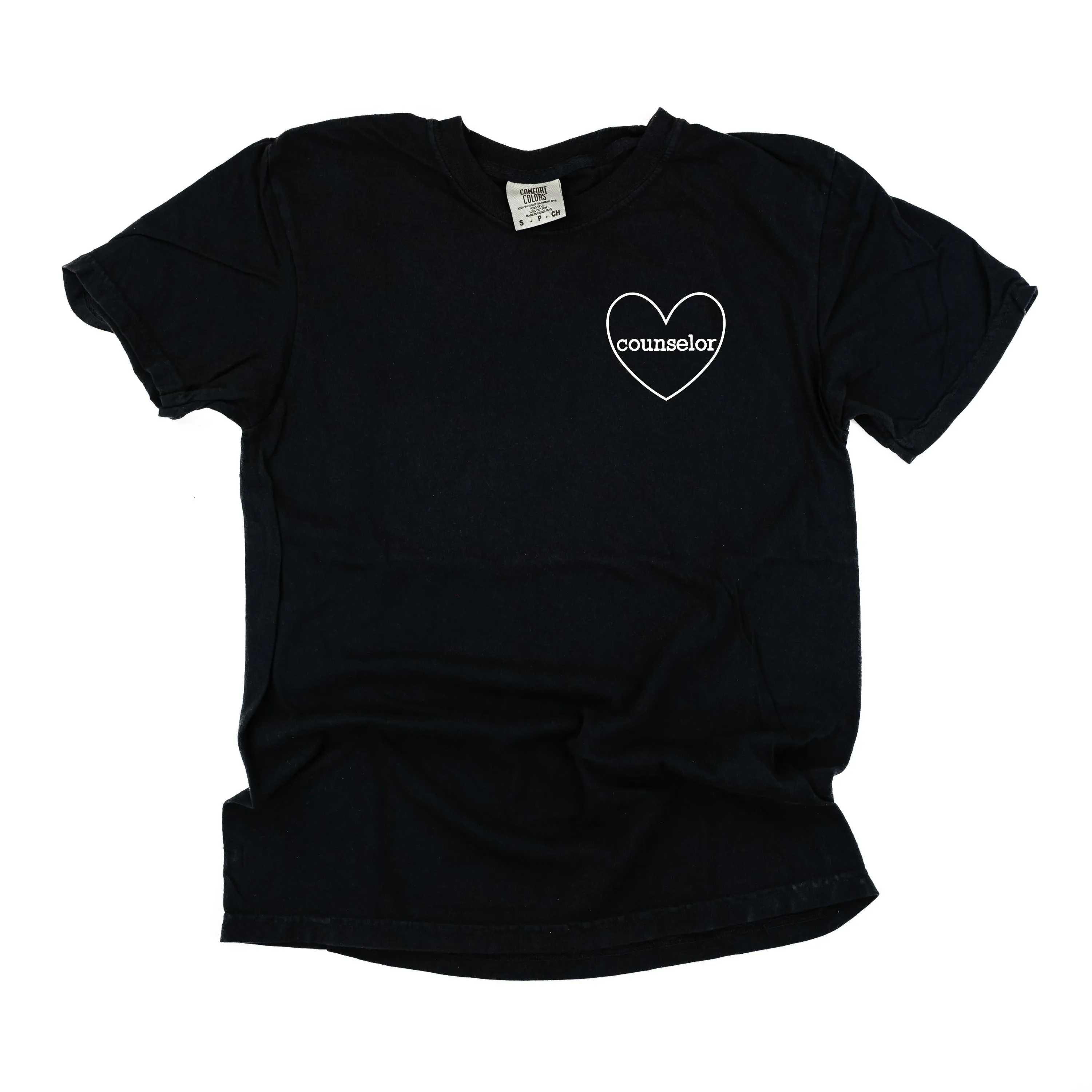 Counselor (Heart Around) - SHORT SLEEVE COMFORT COLORS TEE