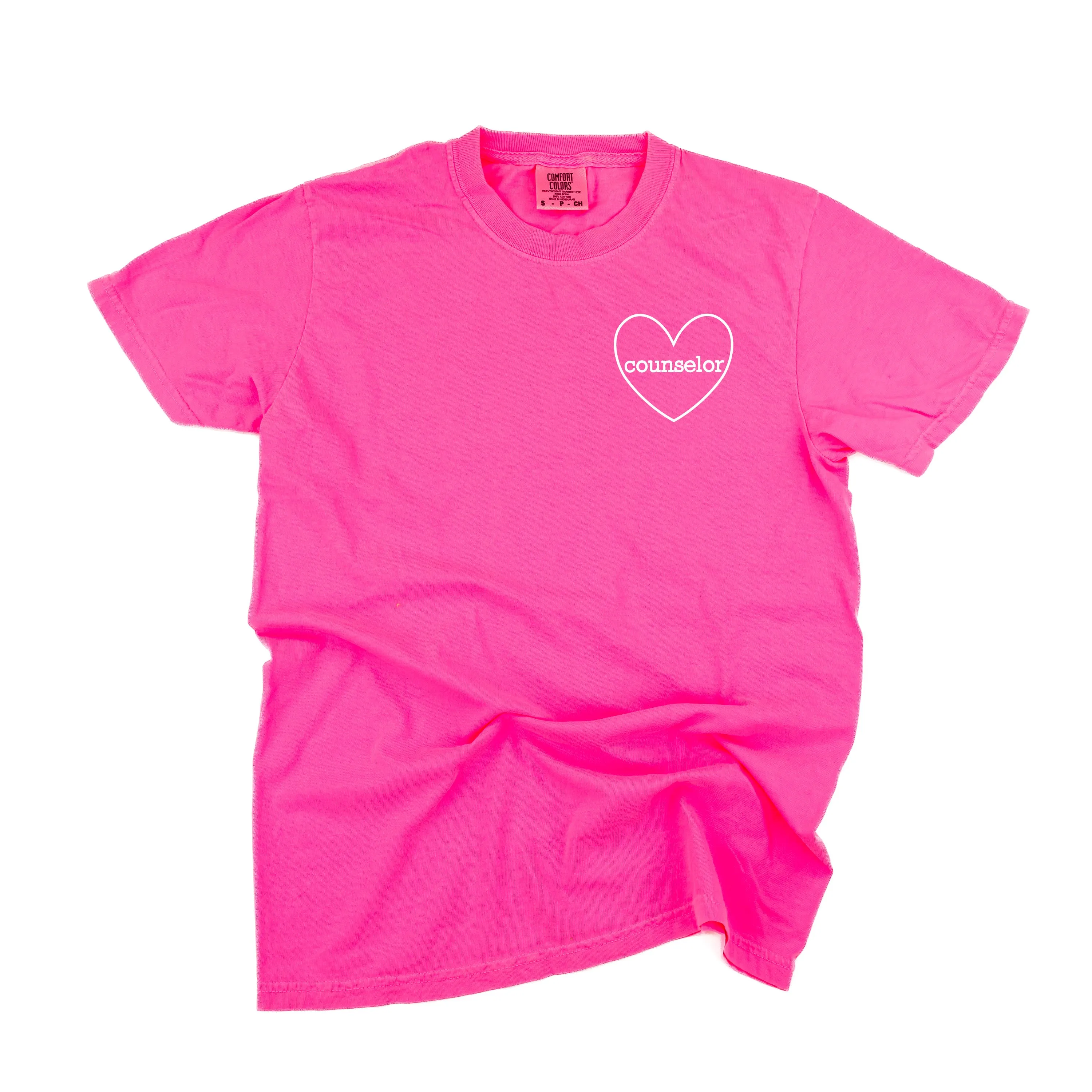 Counselor (Heart Around) - SHORT SLEEVE COMFORT COLORS TEE