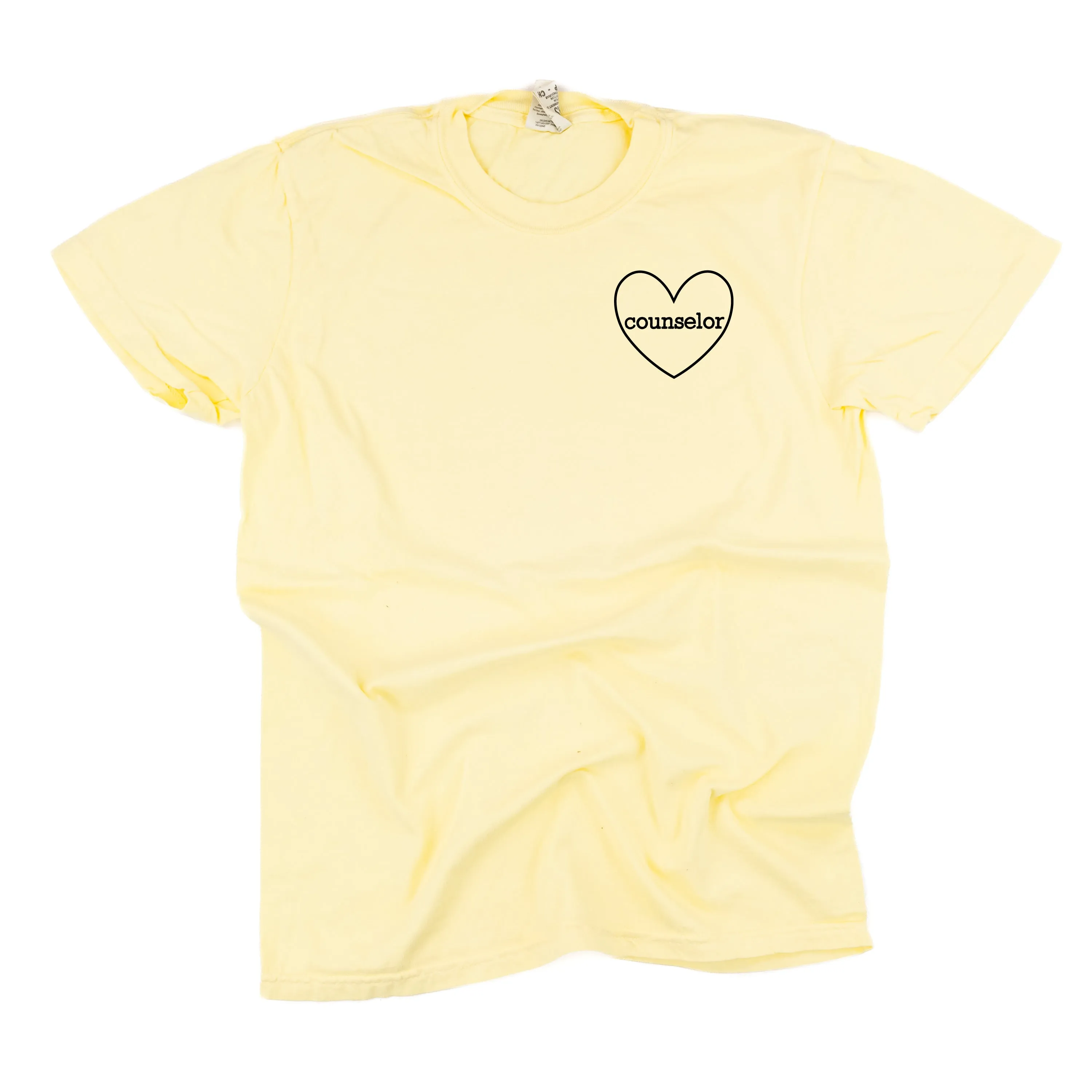 Counselor (Heart Around) - SHORT SLEEVE COMFORT COLORS TEE