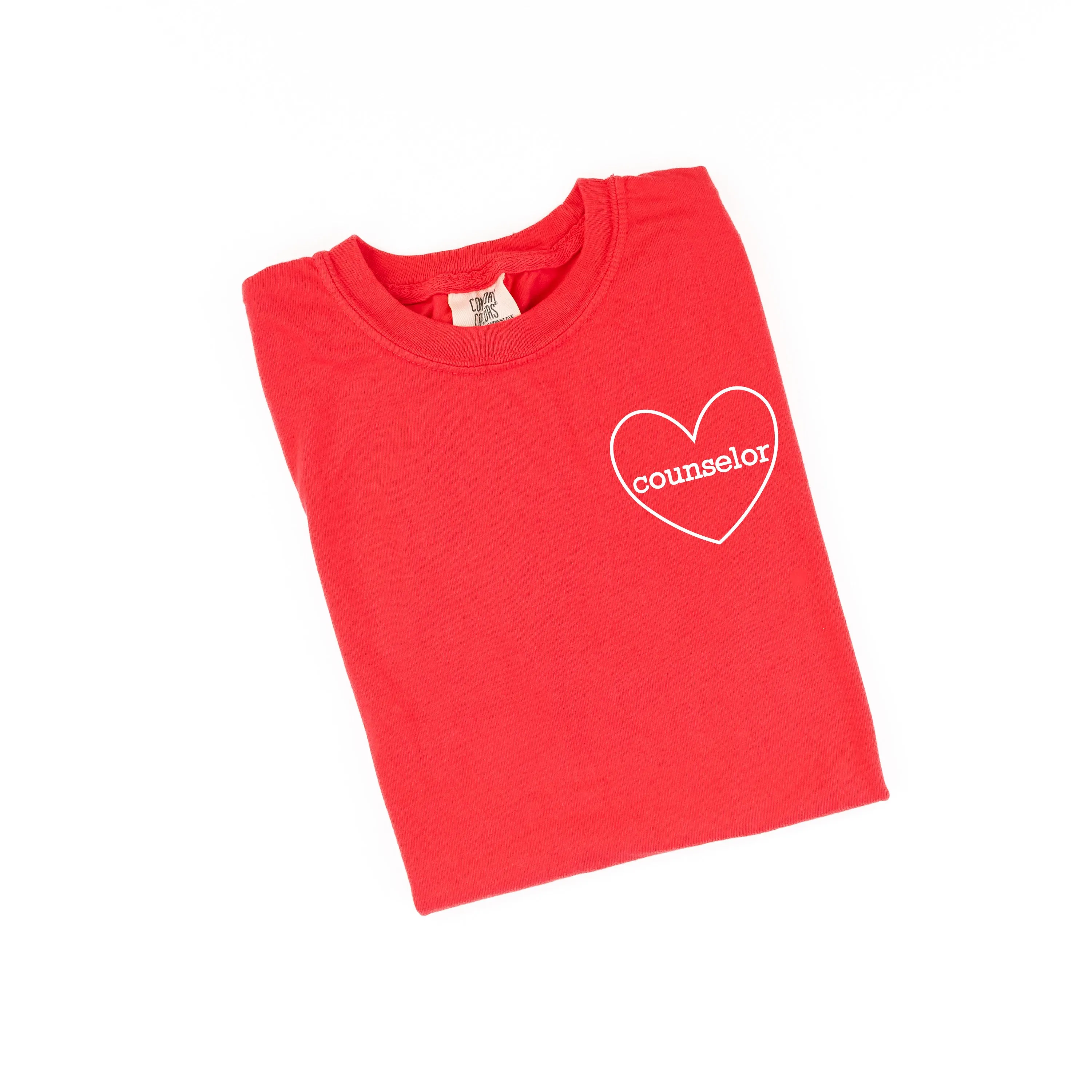 Counselor (Heart Around) - SHORT SLEEVE COMFORT COLORS TEE
