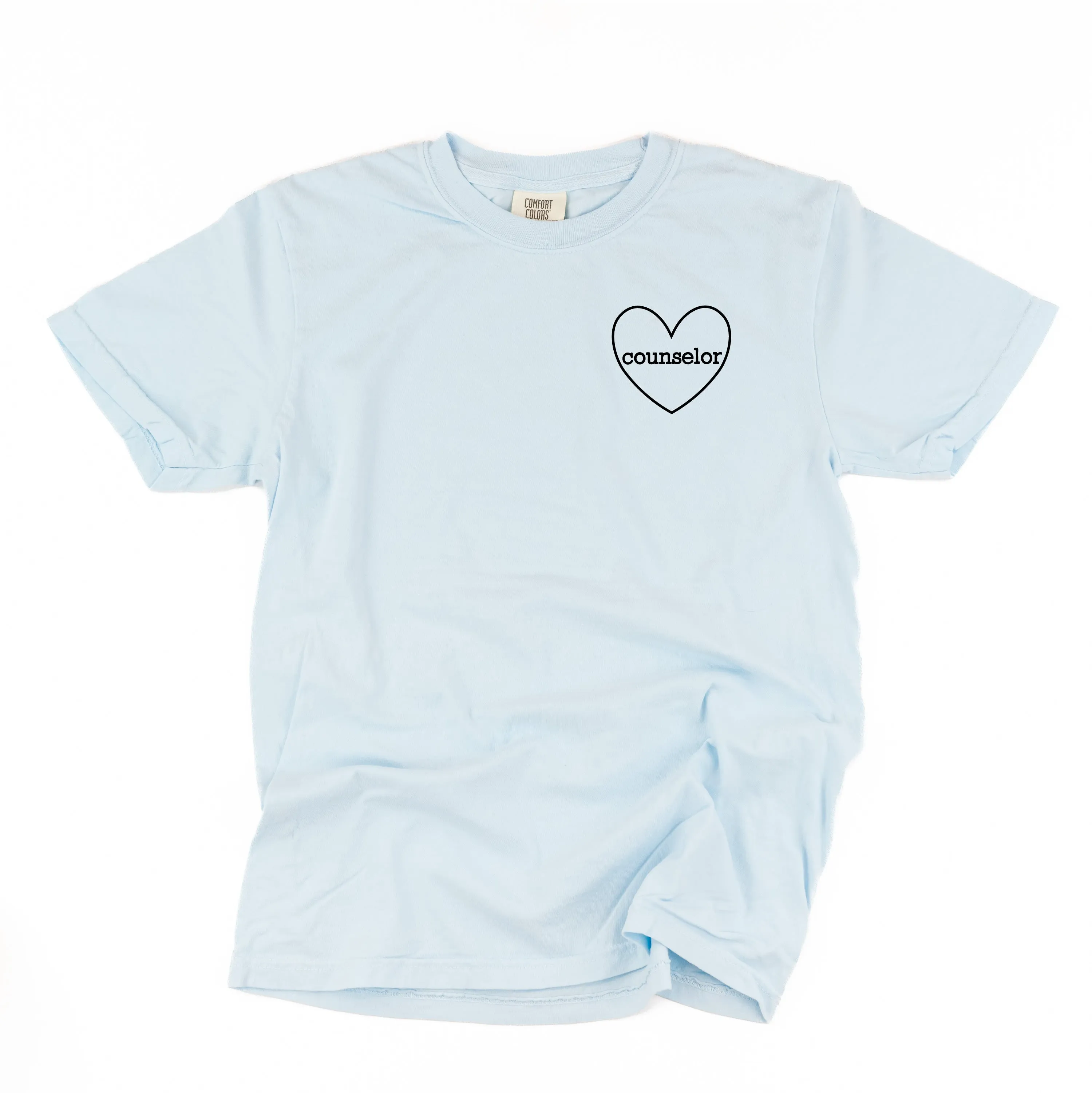 Counselor (Heart Around) - SHORT SLEEVE COMFORT COLORS TEE