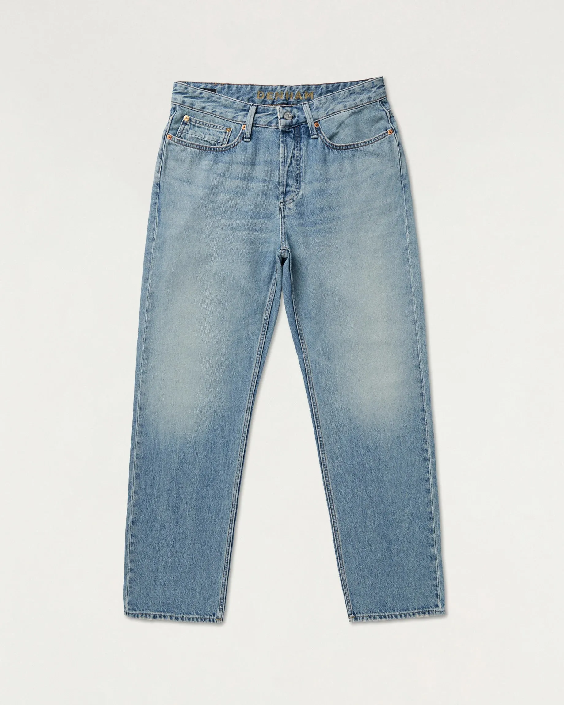 DENHAM DAGGER Classic Light Worn - Relaxed Fit Light blue
