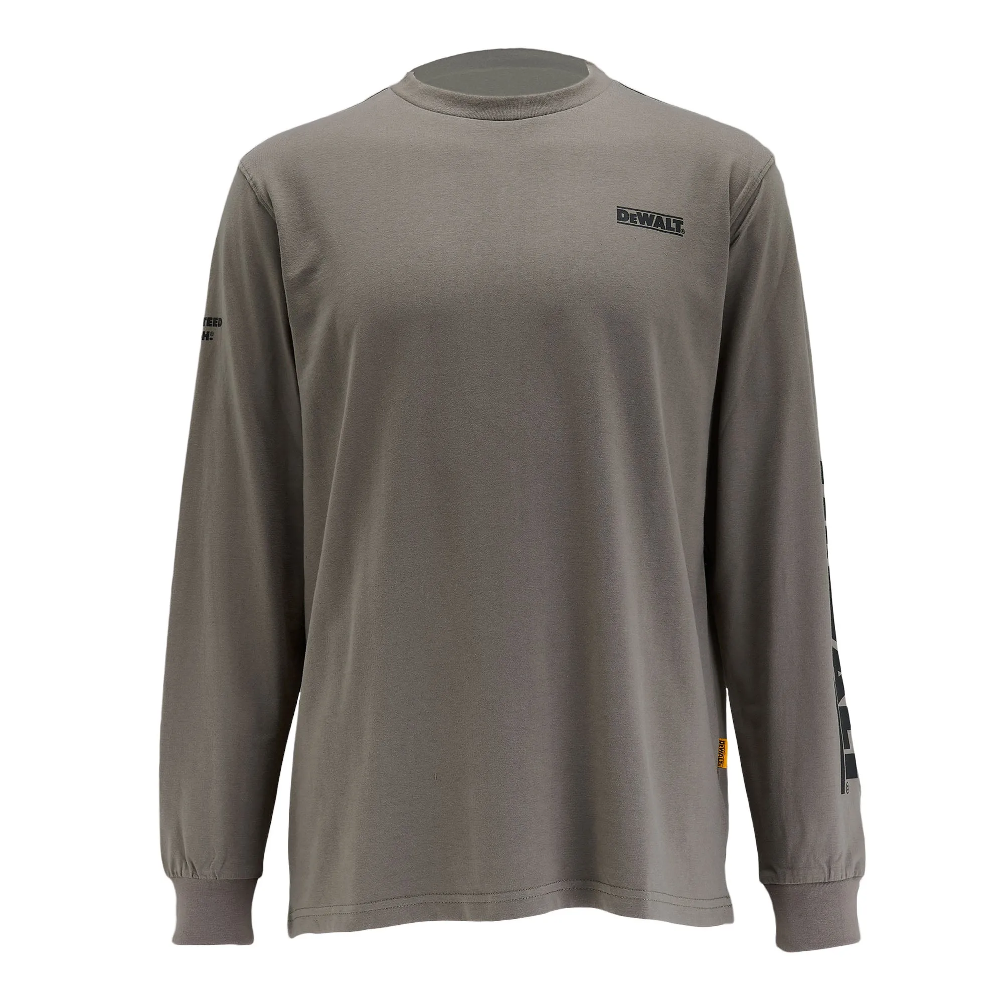 DEWALT Brand Carrier Men's Long Sleeve Cotton Poly T Shirt
