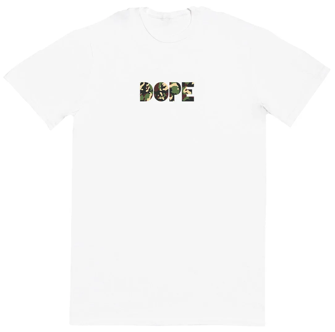 Dope - Camo Print - Kids Oversized Comfy T-Shirt