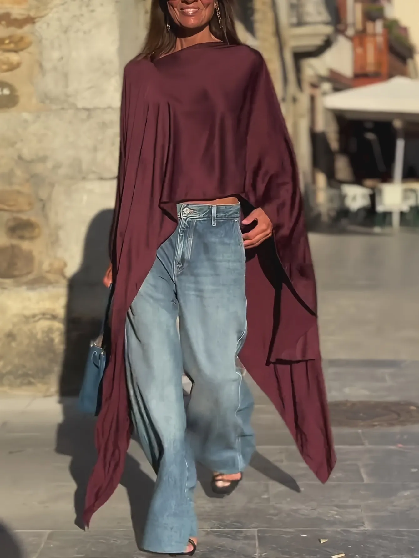 Elegant Long Color Fashion Dress Down Top