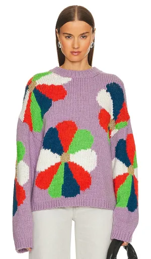 Essentiel Antwerp Eflower Flowers Pullover in Lavender