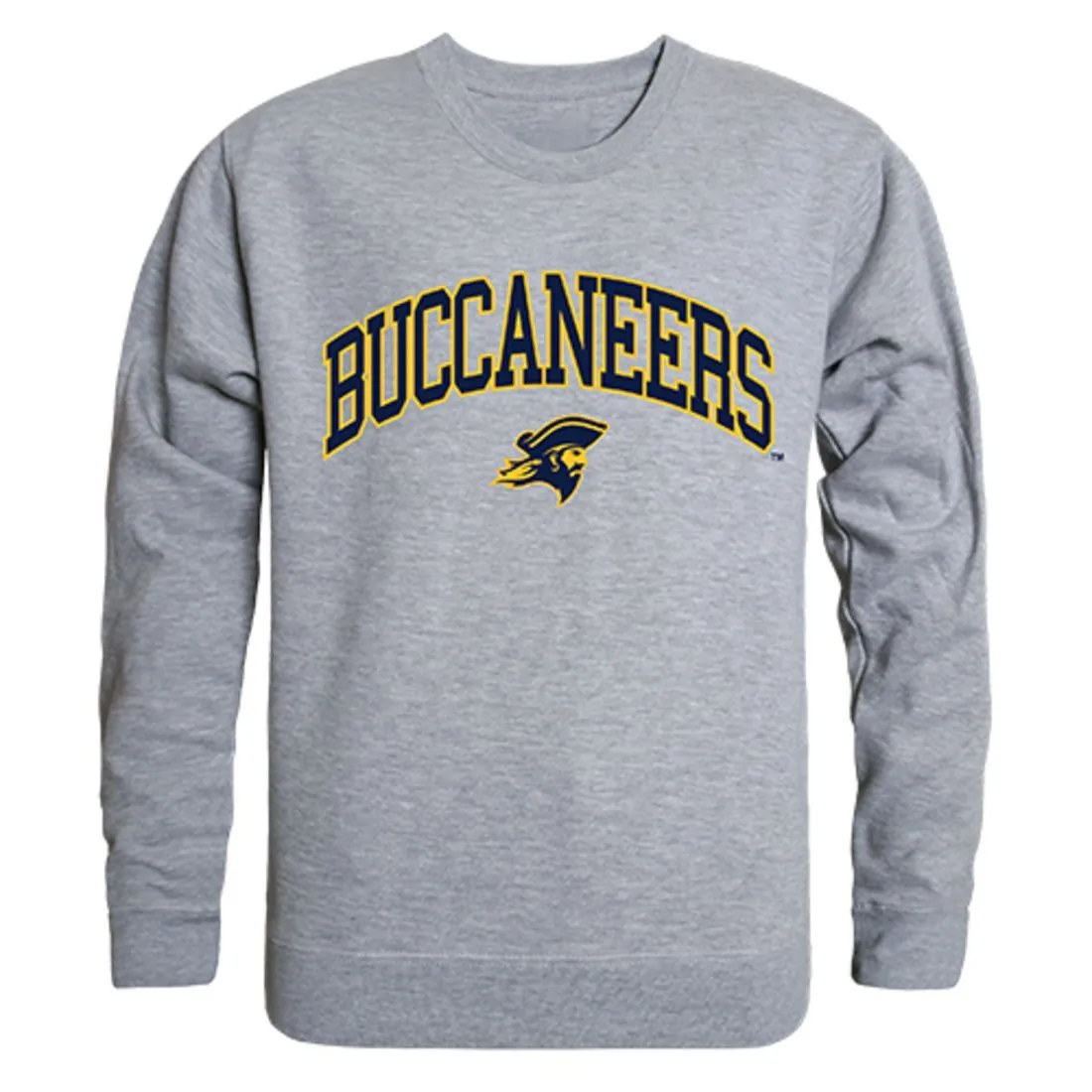 ETSU East Tennessee State University Campus Crewneck Pullover Sweatshirt Sweater Heather Grey