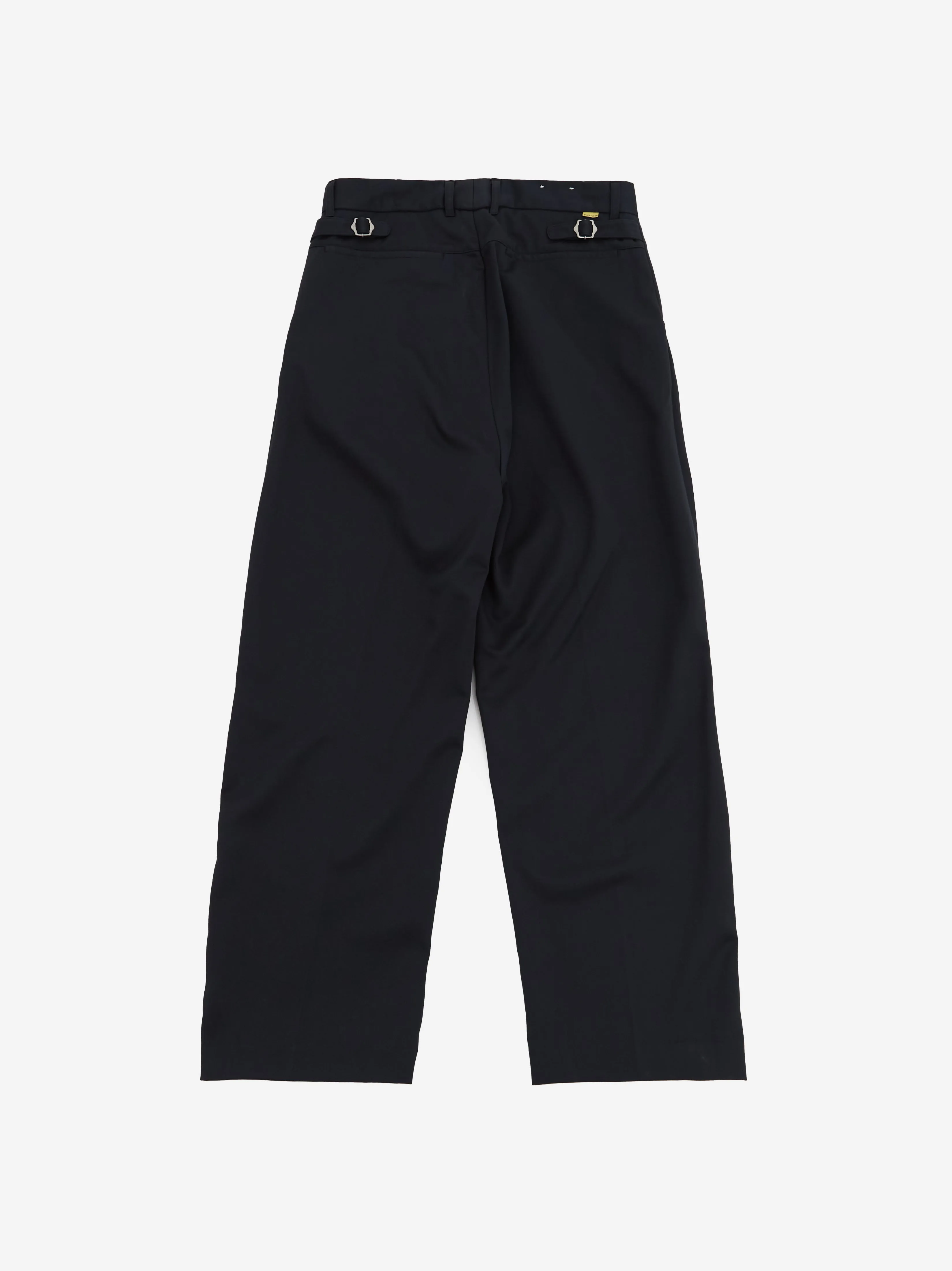 Farah Japan Two Tuck Side Adjustable Pants - Grey