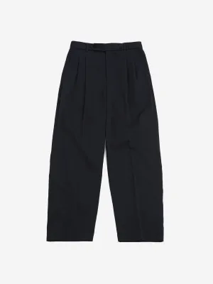 Farah Japan Two Tuck Side Adjustable Pants - Grey