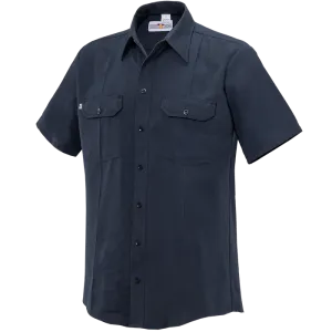Flying Cross Men's Button Front Cross Fr Woven Shirt - LAPD NAVY