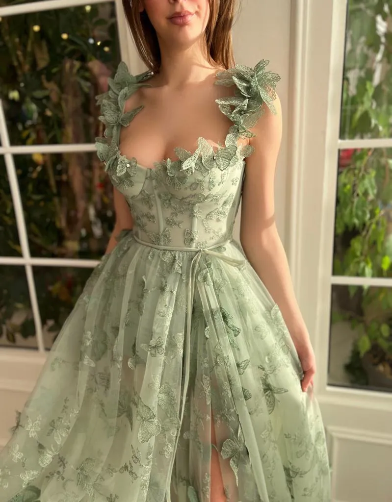 Flytonn- Butterfly Gardenia Dress