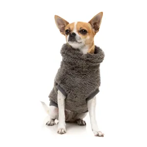 FuzzYard Dog Apparel Turtle Teddy 25 Sweater Gunmetal Grey Size 4 ^ ^