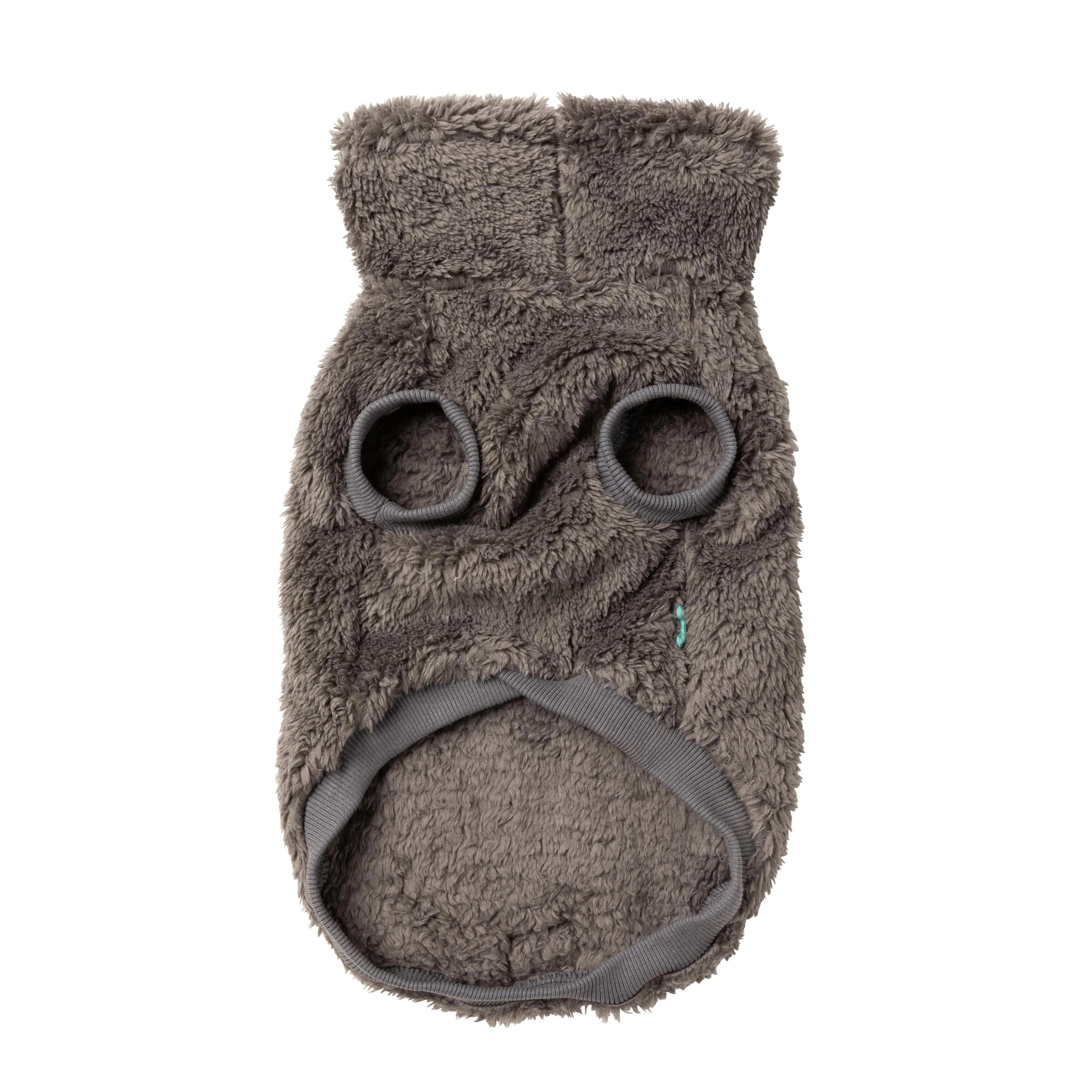 FuzzYard Dog Apparel Turtle Teddy 25 Sweater Gunmetal Grey Size 6
