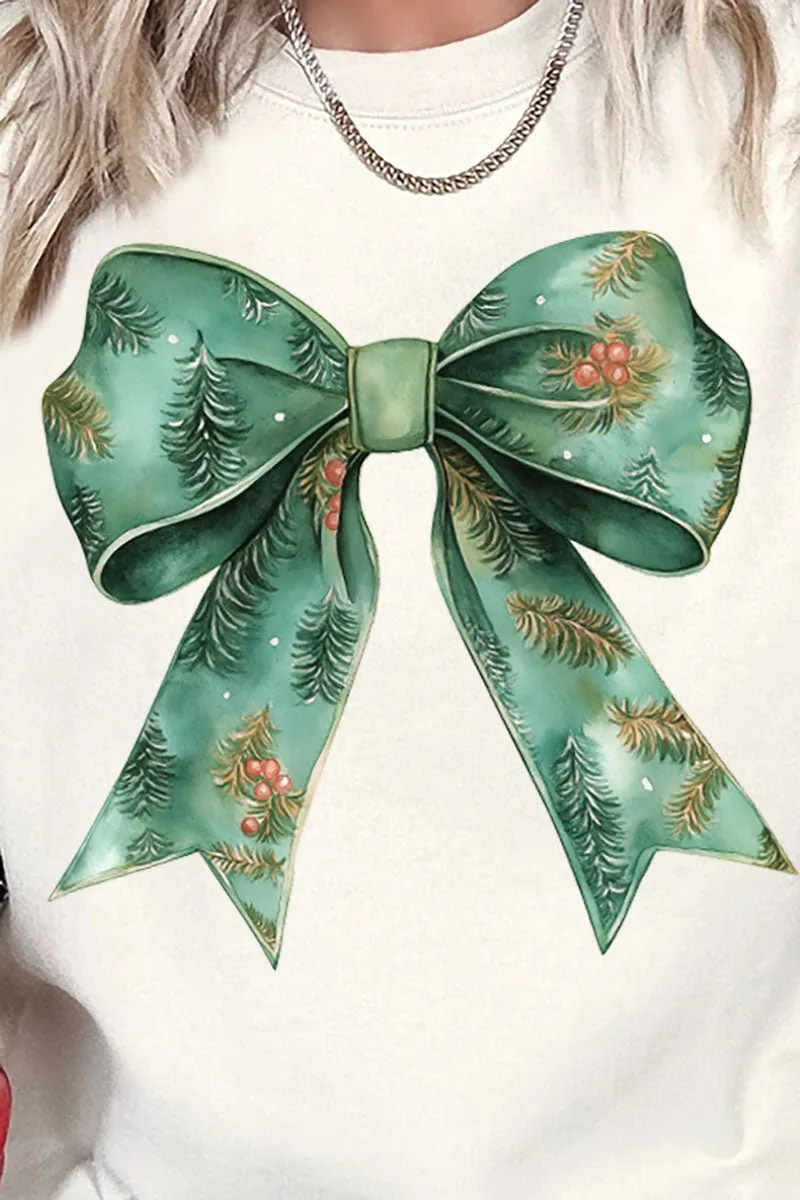 Garland Green Coquette Bow Unisex NuBlend Crew Sweatshirt