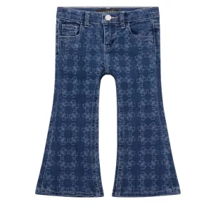 Girls Flared "G" Logo Jeans