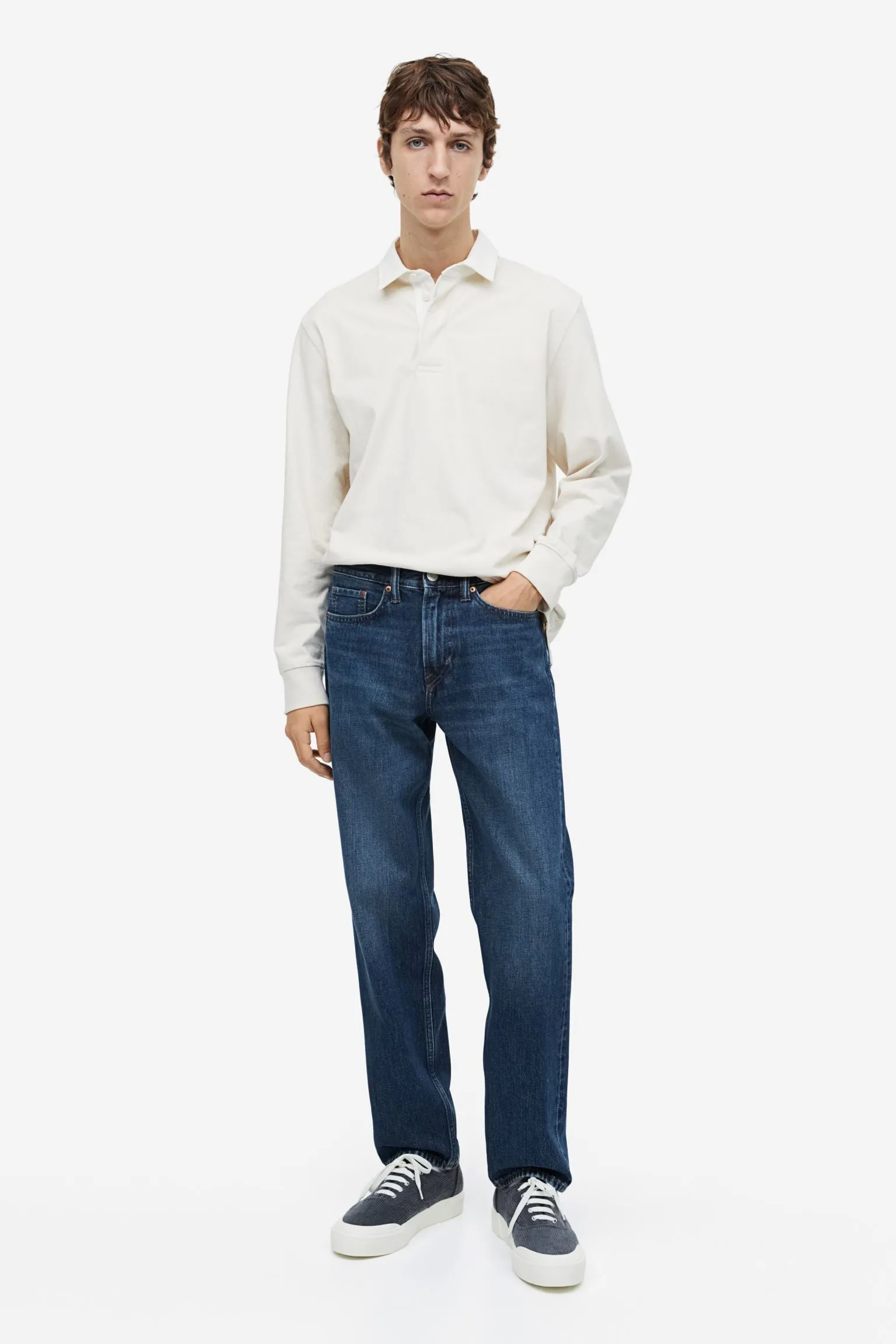 H&M Relaxed jeans, dark blue