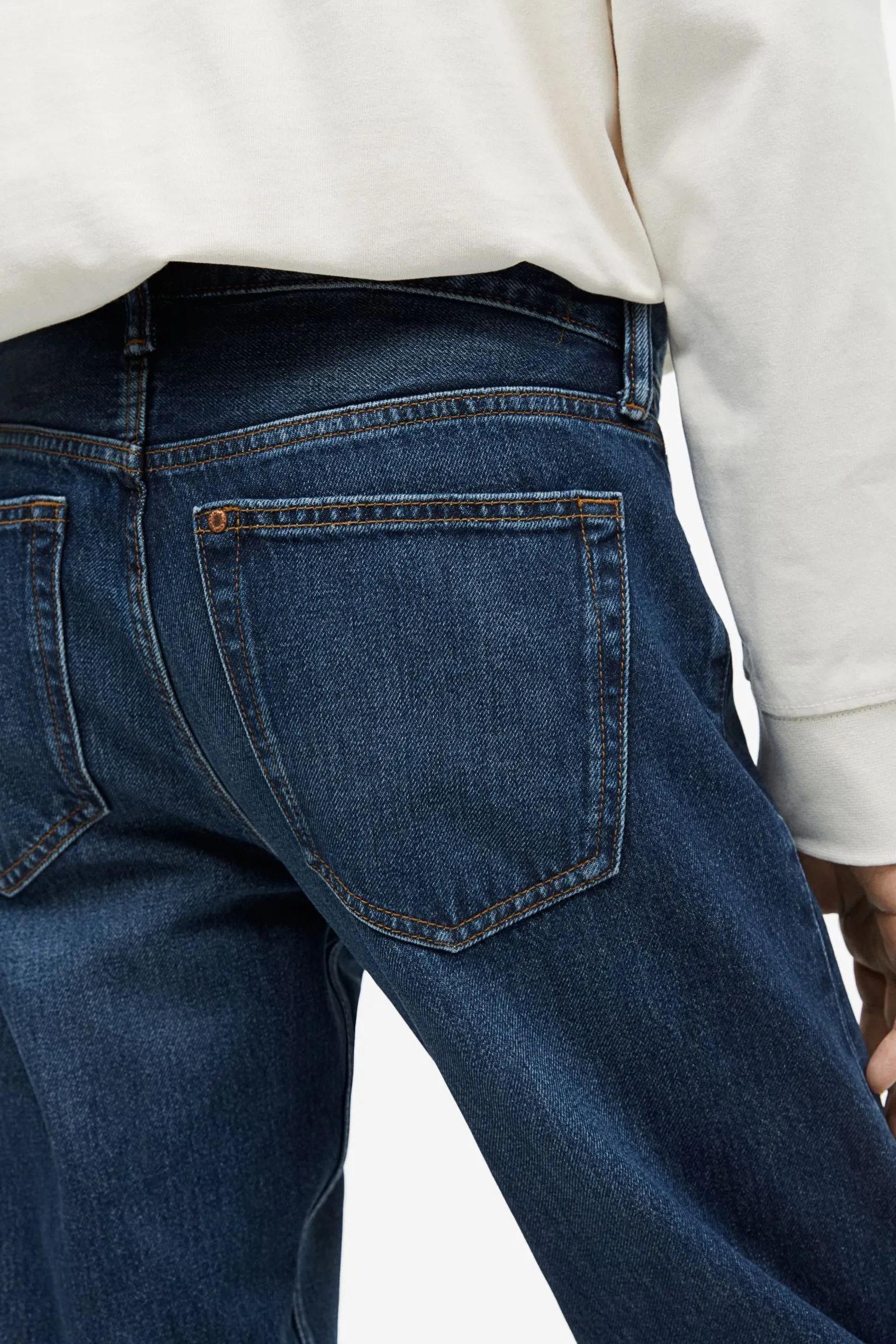 H&M Relaxed jeans, dark blue