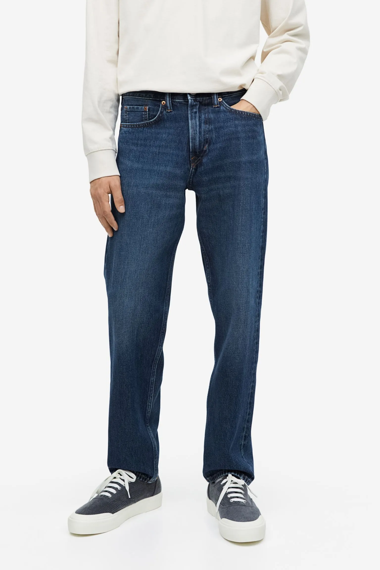 H&M Relaxed jeans, dark blue