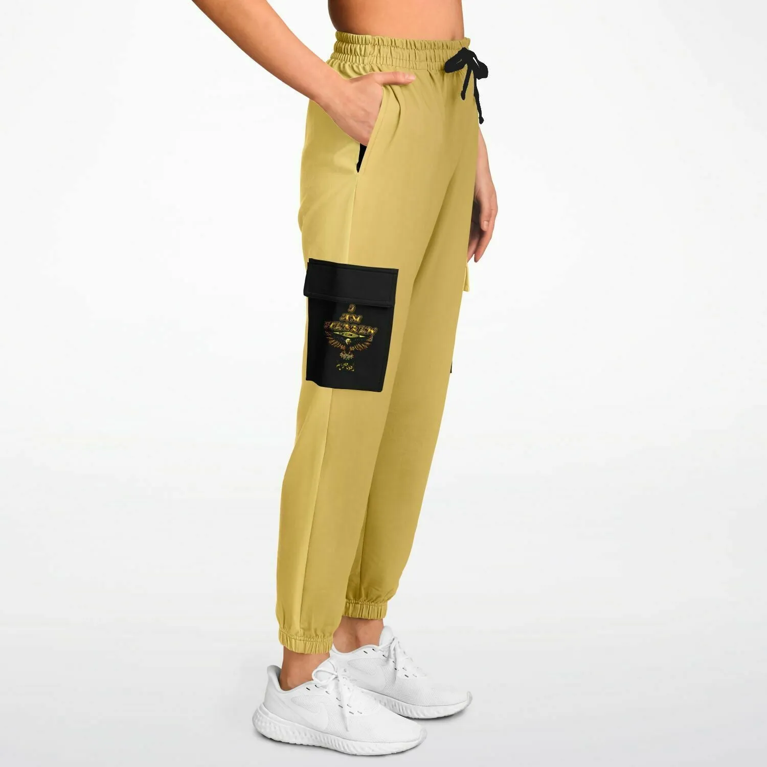 I AM HEBREW 02 Designer Fashion Triblend Cargo Unisex Joggers