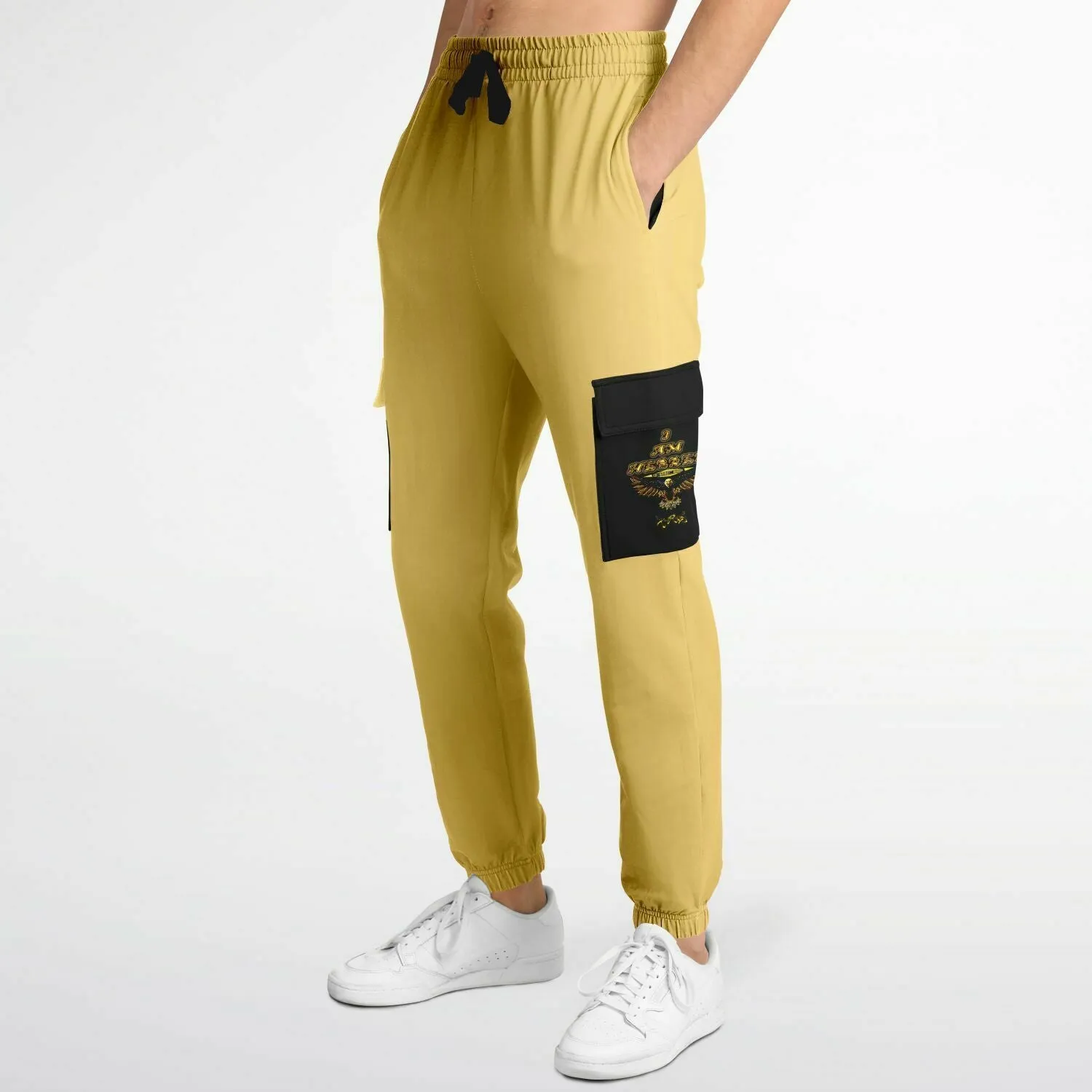 I AM HEBREW 02 Designer Fashion Triblend Cargo Unisex Joggers