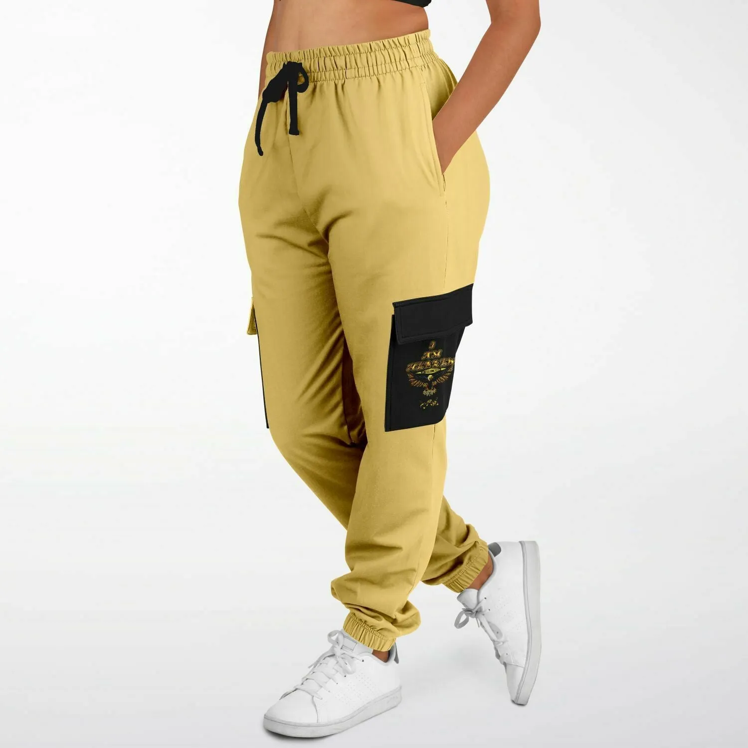 I AM HEBREW 02 Designer Fashion Triblend Cargo Unisex Joggers