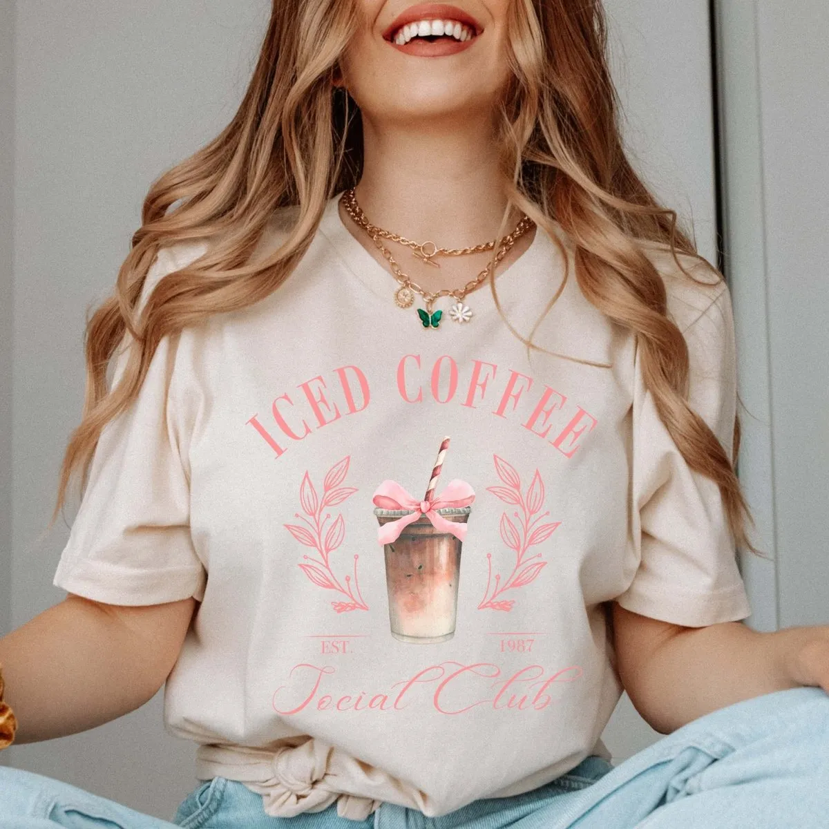 Ice Coffee Social Club Wholesale Tee