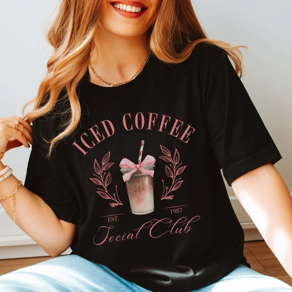 Ice Coffee Social Club Wholesale Tee
